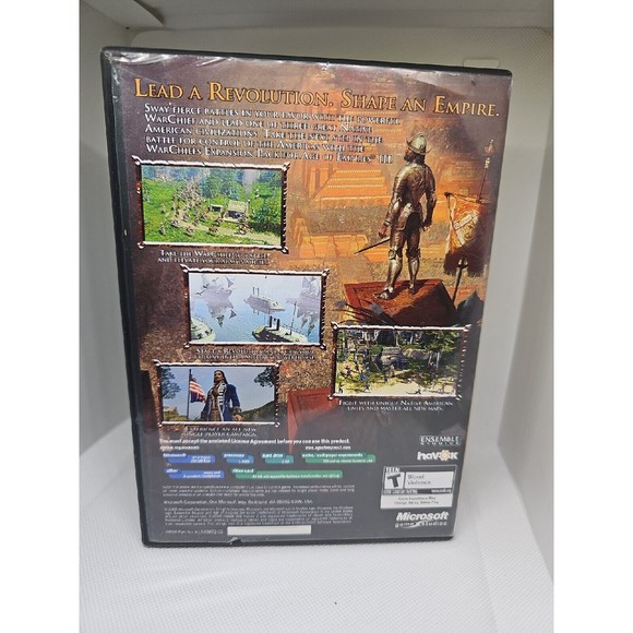 Age of Empires III The War Chiefs (Box, Key, Manual, Quick Reference) No Discs - Picture 2 of 5